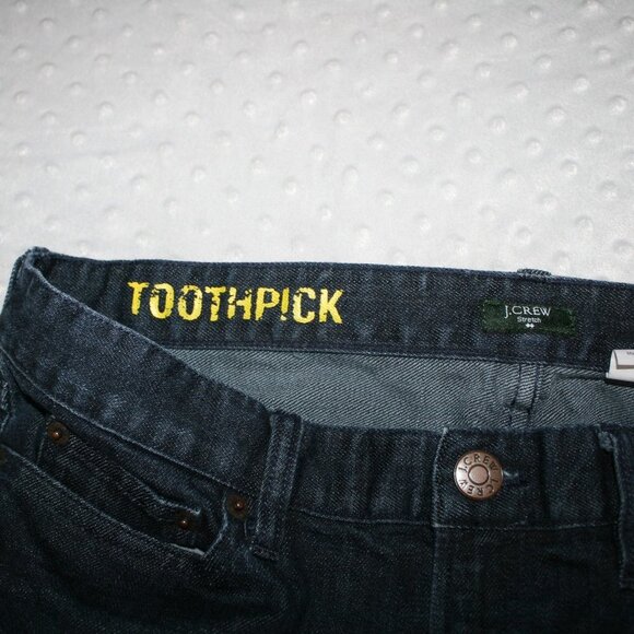 J. Crew Factory | Toothpick Jeans 9" Rise | 32 - Picture 9 of 16